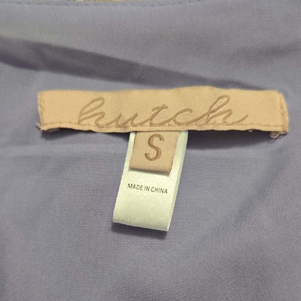 Hutch Asymmetrical Dress in Lavender and Cream - Picture 2 of 8